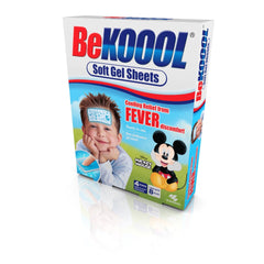 BeKoool Soft Cooling Gel Sheets for Kids, 4 Count
