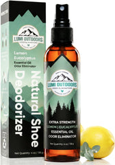 Lumi Outdoors Natural Shoe Deodorizer Spray - Odor Eliminator