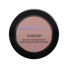 Marcelle Flawless Velvety Powder Blush, Coral, Talc-Free, Natural Healthy Glow, Smooth, Velvety Texture, Hypoallergenic, Fragrance-Free, Cruelty-Free, Paraben-Free, 3 g
