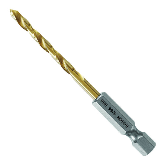 Bosch TI2136IM 9/64-inch Impact Tough Titanium Drill Bit,