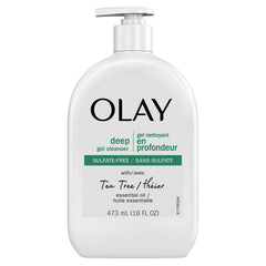 Olay Deep Gel Face Wash with Tea Tree Essential Oil, 16 oz (473 mL)