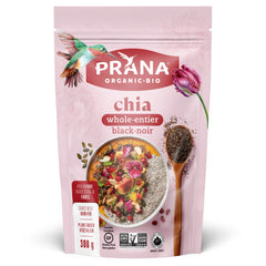 Prana โ Organic Whole Black Chia Seeds | Non-GMO, Gluten Free | KETO | Source of Omega-3 & Calcium | High in Fibre| 1kg