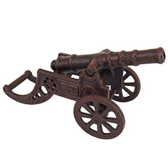 Design Toscano Royal Military Institute Collectible Desktop Cannon, 9 Inch, Brown
