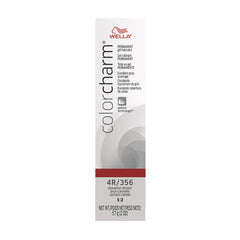 COLORCHARM Permanent Gel | Hair Color for Gray Coverage| 4R Cinnamon Brown| | 2 Fl oz.