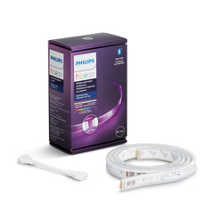 Philips Hue Indoor 3-Foot Smart LED Light Strip Plus Extension - Color-Changing Single-Color Effect - Requires Base Kit- Control with Hue App- Compatible with Alexa, Google Assistant and Apple HomeKit