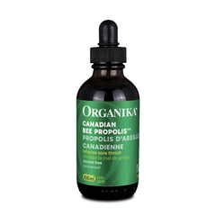 Organika Canadian-Made Bee Propolis Liquid- Natural Immune Support, Sore Throat Relief, Antioxidant, Alcohol-Free- 100 ml