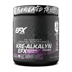 EFX Sports Kre-Alkalyn Powder 200g, PH-Correct Creatine Monohydrate | Multi-Patented Formula, Gain Strength, Build Muscle & Enhance Performance, Grape 200 gram