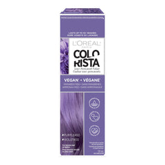 L’Oréal Paris Colorista Semi Permanent Hair Color for Bleached Blonde, 400 Purple, Color Depositing Mask Formula, 1 EA (Packaging May Vary)