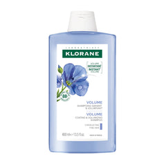 Klorane - Shampoo with Organic Flax - Volume - Fine & Flat hair - SLS/SLES-Free - 400ml