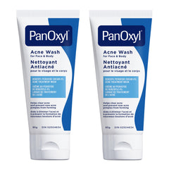 PanOxyl Creamy Acne Wash, 4% Benzoyl Peroxide, Pack of 2