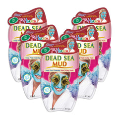 7th Heaven Dead Sea Mud Mask for Face and Body – Deep Cleansing Natural Skin Care for Women and Men (5-Pack)