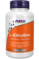 NOW Supplements, L-Citrulline Pure Powder, Supports Protein Metabolism, 113g