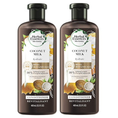 Herbal Essences Coconut Milk Conditioner, 13.5 Fluid Ounces (Pack of 2) - Biorenew, Paraben Free