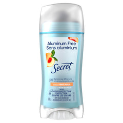 Secret Clinical Strength Invisible Solid Antiperspirant and Deodorant, White Peach, 68 g