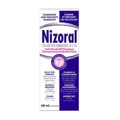 Nizoral Ketoconazole 2% Anti-dandruff and Itchy Scalp Shampoo, 60 ML