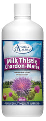 Omega Alpha Milk Thistle Liquid 500ml, 50-Servings - Liver Support Supplement, High-Potency Silybum Marianum 2500mg, Supports Liver Function, Digestion & Bile Flow, Antioxidant-Rich, Alcohol-Free