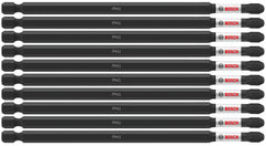 BOSCH ITPH36B 10-Pack 6 in. Phillips #3 Impact Tough Screwdriving Power Bits