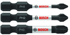 BOSCH ITPHV203 3 pc. Impact Tough 2 In. Phillips Power Bit Set