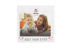 Little Pear Best Mom Ever Frame - Gender-Neutral Baby and Mom Keepsake Photo Frame