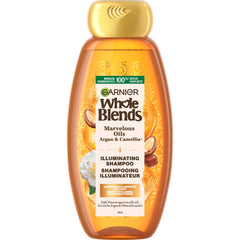 Garnier Whole Blends Illuminating Shampoo with Moroccan Argan and Camellia Oils Extracts, 22 fl. oz.