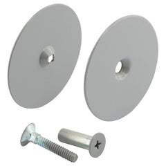 Prime-Line Products U 9515 Hole Cover Plate, 2-5/8-Inch, Gray Steel