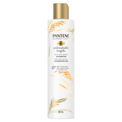 Pantene Sulfate Free Shampoo, Anti Breakage for Medium or Long Hair with Rice Water, Safe for Color Treated Hair, Nutrient Blends, 285mL
