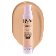 NYX PROFESSIONAL MAKEUP, Bare With Me, Concealer serum, 24HR Hydratation, Vegan Formula - 04 Beige, 9.6mL