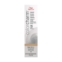 COLORCHARM Permanent Gel| Hair Color for Gray Coverage| 9N/911 Very Light Blonde| 2 Fl oz.