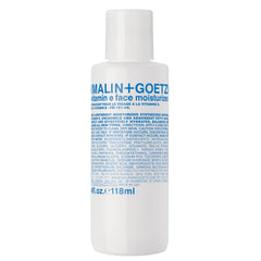 Malin + Goetz Vitamin E Face Moisturizer – hydrating, balancing, nourishing, face lotion for dry sensitive skin. multi-taksing, after shave, makeup primer, unisex cruelty free, vegan, 4 Fl Oz