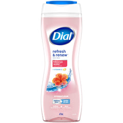 Dial Hibiscus Hydrating Water Body Wash, 473 Milliliters (Pack of 1)