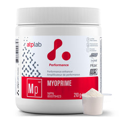 ATP LAB Myoprime Creatine Monohydrate Powder - 210g Raspberry, 30-Servings - Workout Supplement for Gym - Athletic Support Creatine Powder, Helps Increase Performance During Intensive Exercise Workout
