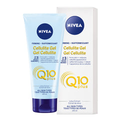 NIVEA Q10+ Firming Cellulite Gel | Firmer-feeling skin | Fast Absorbing, Lightweight | Daily Body Moisturizer | Reduce the appearnce of cellulite | For Dry to Very Dry Skin | 200mL Tube