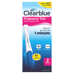Clearblue Rapid Detection Pregnancy Test, Result as Fast as 1 Minute, 2 Count