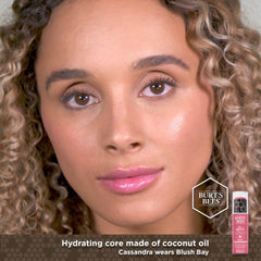 Burt's Bees 100% Natural All Aglow Lip & Cheek Stick, Blush Bay, 1 Tube