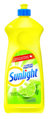 Sunlight 2468587 Standard Dishwashing Liquid, Lime Mint, 800mL, Yellow