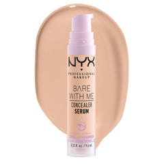NYX Professional Makeup Concealer Serum, Natural Medium Coverage, Works Like Skincare, Bare With Me, 03 Vanilla, 9.6ml