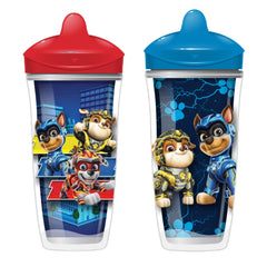 Playtex Baby Sipsters Hard Spout PAW Patrol Sippy Cup for 12+ Months, 9 Ounce (2 Count), Red & Blue, Insulated Toddler Water Bottle for Kids, Spill-Proof Cups for Toddlers 1-3, Stage 3