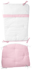 Baby Doll Bedding Rocking Chair Cushion Pad Set, Pink