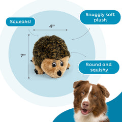 Outward Hound Hedgehogz Plush Dog Toy, Small