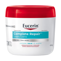 Eucerin Complete Repair Moisturizing Cream, Moisturizing Lotion with 5% Urea and Ceramides for Dry Skin, 454 g