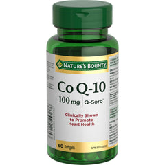 NATURE'S BOUNTY Co Q-10, 100 mg, Clinically Shown to Promote Heart Health, 25.8 g