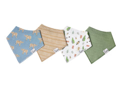 Baby Bandana Drool Bibs for Drooling and Teething 4 Pack Gift Set"Peanut" by Copper Pearl', One Size