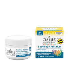 Zarbee’s® Baby + Children’s Soothing Chest Rub, eucalyptus, lavender, castor oil, shea butter, beeswax balm, 42g