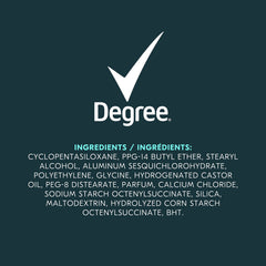 Degree UltraClear Black + White Antiperspirant Stick Deodorant for 72H Sweat & Odour Protection Pure Rain anti white marks and yellow stains 74 g