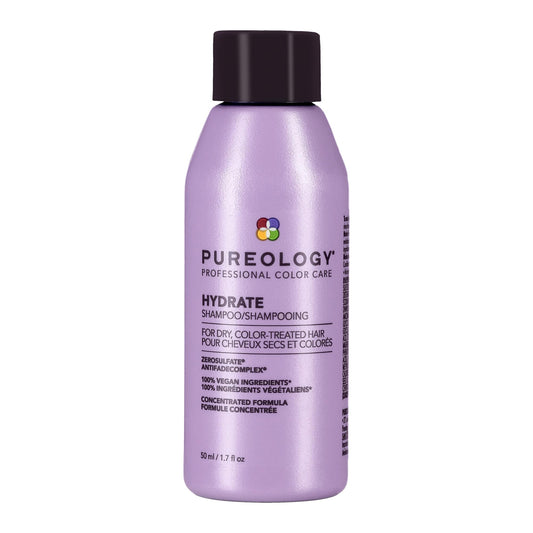 Pureology Hydrate Nourishing Shampoo | For Dry, Color Treated Hair | Sulfate-Free | Silicone-Free | Vegan, 50 ml