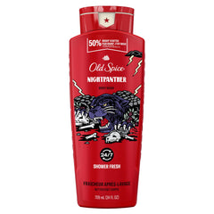 Old Spice Body Wash for Men, NightPanther, Long Lasting Lather, 709 ml