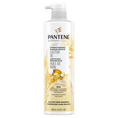 Pantene Nutrient Blends Strengthening Damage Repair Castor Oil Sulfate Free Shampoo, 440mL