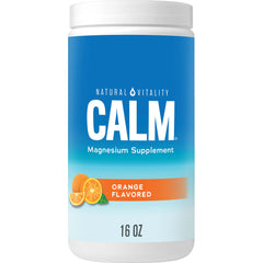 Natural Vitality calm orange flavor, 453 g (Pack of 1)