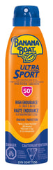 Banana Boat Ultra Sport Sunscreen Spray, SPF 50+ Broad Spectrum | Spray Sunscreen | Sweat and Water Resistant |Non-Greasy, Sport Sunscreen, Lightweight, and Breathable | 170g
