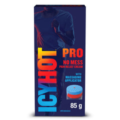 Icy Hot PRO No-Mess Pain Relief Cream – Fast-Acting Dual-Action Relief with Menthol and Camphor, 85 g